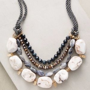 Anthropologie Bainbridge Layer Statement Necklace